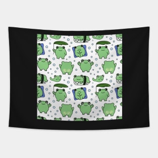 Cute Frogs Tapestry