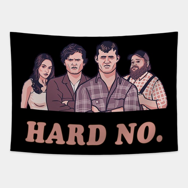 Hard No - Letterkenny Parody Tapestry by AmandaPandaBrand