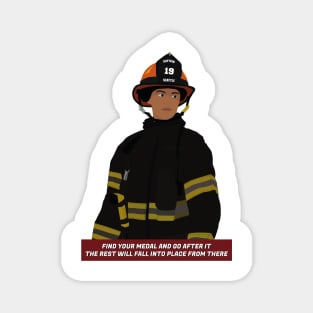 Maya Bishop Station 19 firefighter Magnet