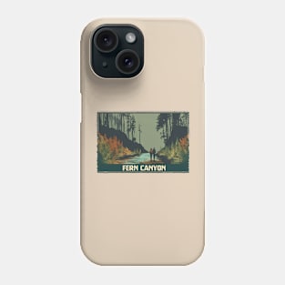 Fern Canyon Field Trip into the Jungle Forest with Hikers Phone Case