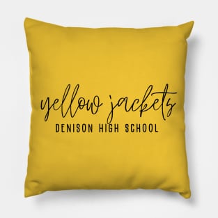 Denison High School Yellow Jackets Pillow