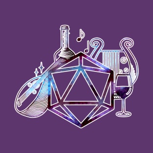 D&D Bard's Dice T-Shirt