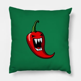 Angry Red Chili Hot Pepper Pillow