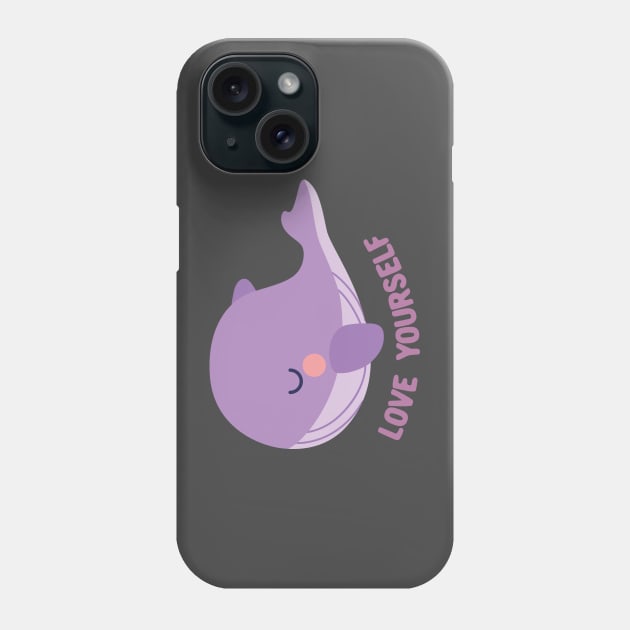 BTS tinytan whale plush love yourself Phone Case by Oricca