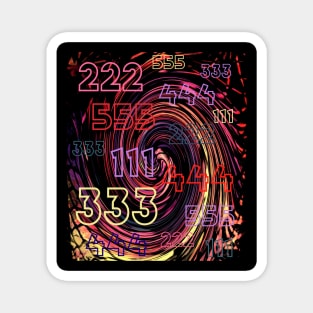 Numerology, Law of Attraction, Repeated Numbers Magnet