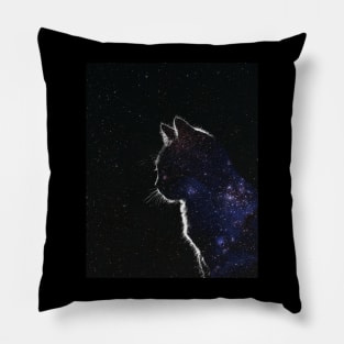 Star Covered Cat Pillow