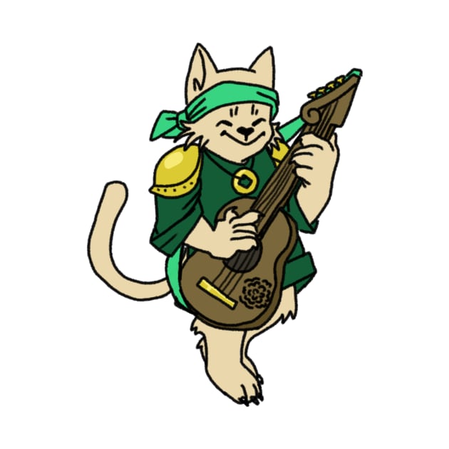 Tabaxi Bard by NathanBenich