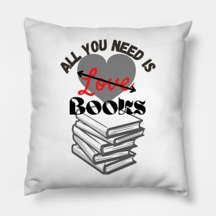 All you need is love (of Books!) Pillow