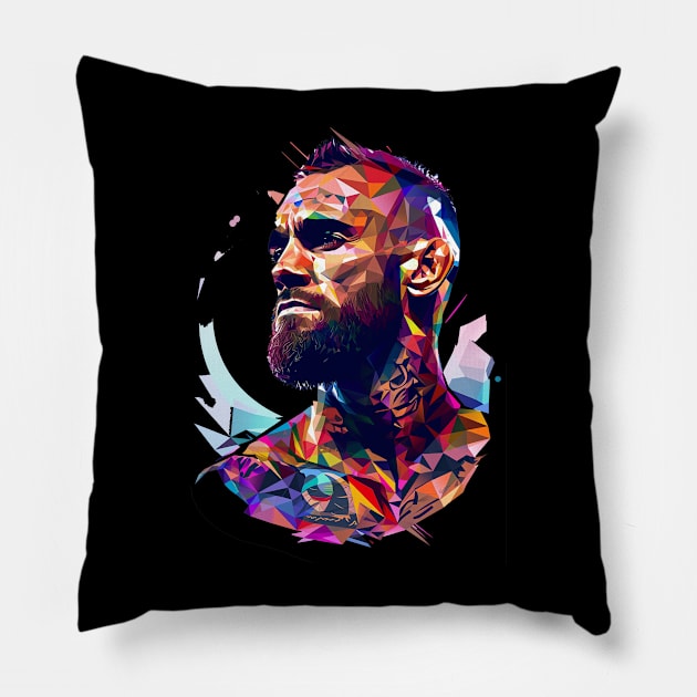 CM PUNK Lowpolly series Pillow by Suga Collection