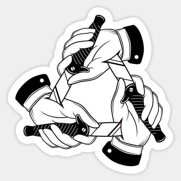 Hand Triangle - Tattoo - Sticker | TeePublic Hand Triangle - Tattoo - Sticker | TeePublic