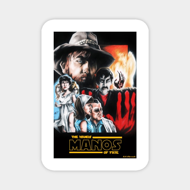 Manos the Hands of Fate Magnet by EdsThreads