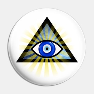 Evil Eye Protection - All Seeing Eye Pin