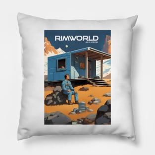 Rimworld . Land of Adventure Pillow