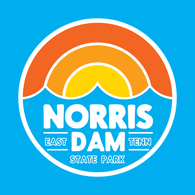 Norris Dam Sunset Design by jepegdesign