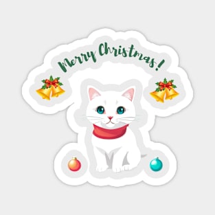 christmas cat Magnet