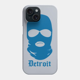 Vintage Detroit Villains Blue Ski Mask Phone Case