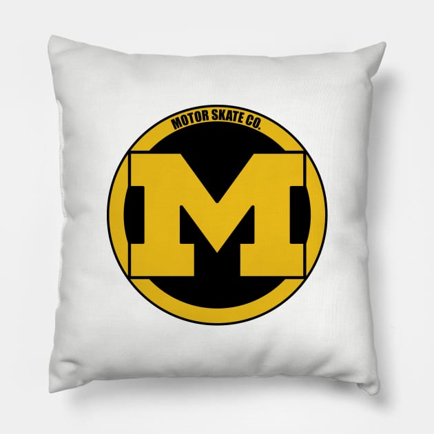 Motor Skate Co (Mid 90s) Pillow by fandemonium