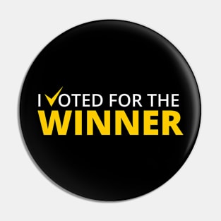 I voted for the Winner Pin