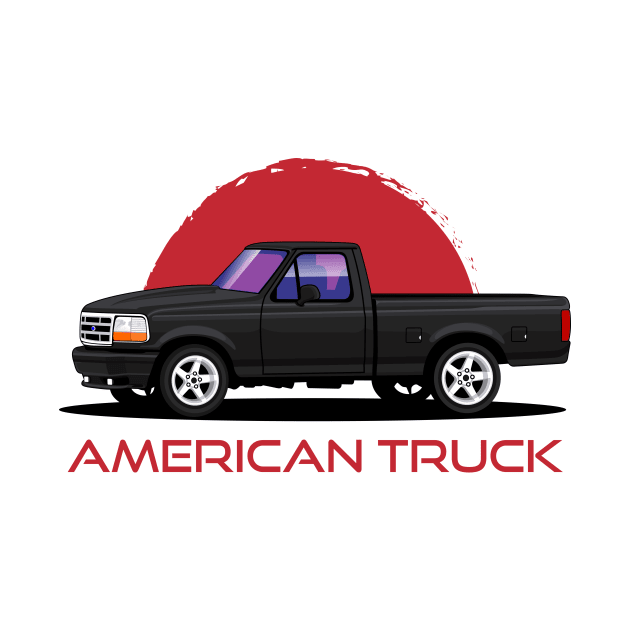 American car Truck by masjestudio