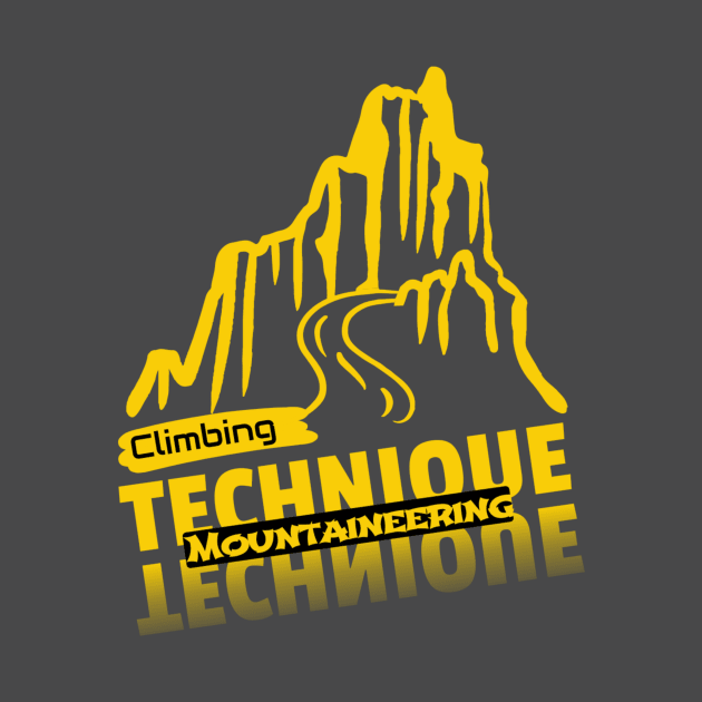 Climbing Technique Mountaineering | Yellow by rizwanahmedr