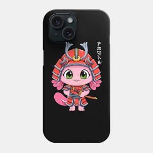 Japanese Axolotl Samurai Phone Case