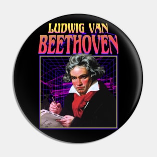 BEETHOVEN 80's Band Design Pin