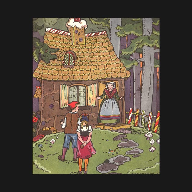 Vintage Fairy Tales, Hansel and Gretel by MasterpieceCafe