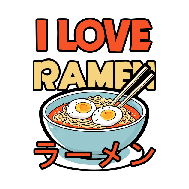 i love ramen by CAFFEIN