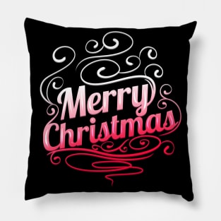 Ornament Logo Merry Christmas Pillow