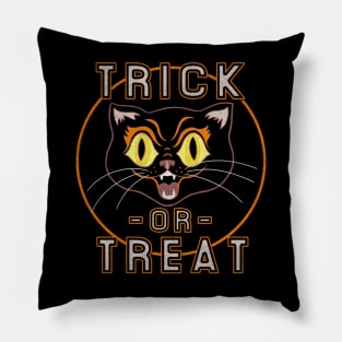 Trick or Treat Cat Pillow