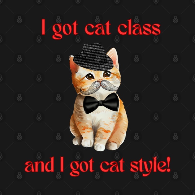 Cat class and style! by GenXDesigns