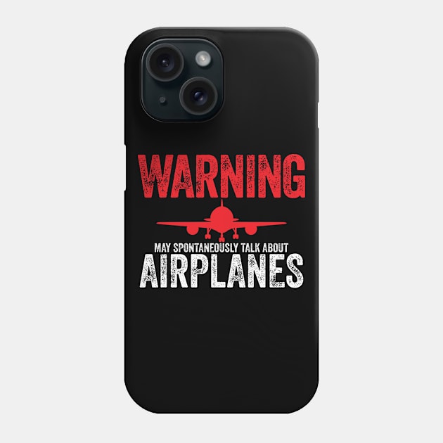 Airplane Pilot Aviator Aviation Phone Case by CreativeGiftShop