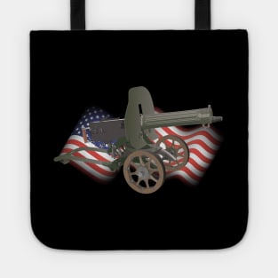 Maxim Gun with US Flag Tote