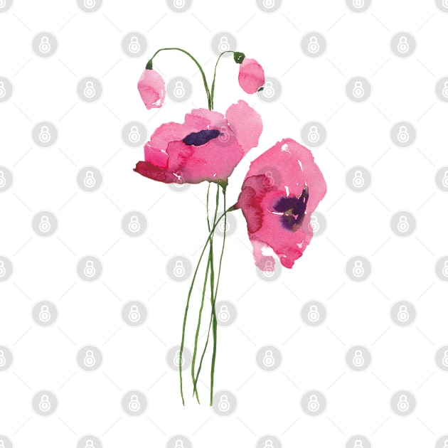 Pink Poppies by saskece
