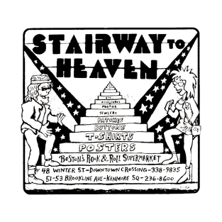 1980s Stairway to Heaven - Boston, Massachusetts T-Shirt