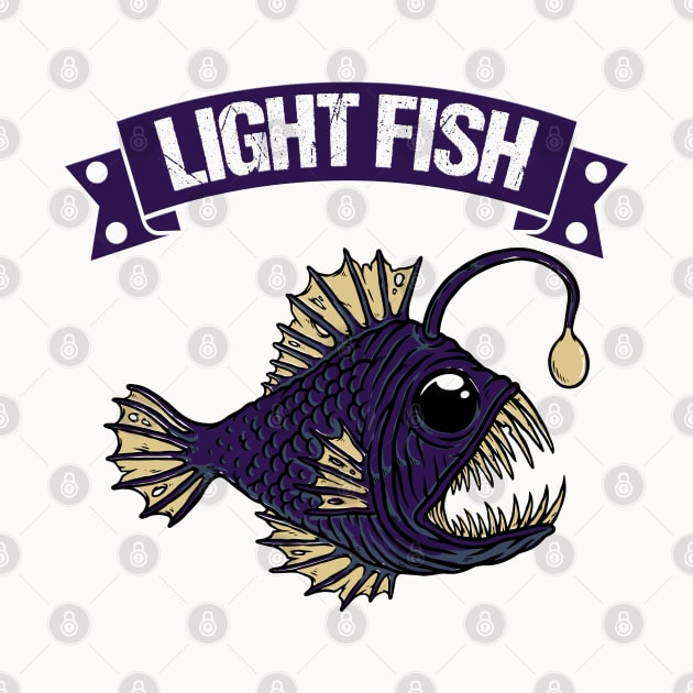 deep sea light fish by Benzii-shop 