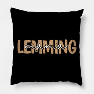 Lemming Mama Rodent off Pillow