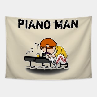 Piano man Tapestry