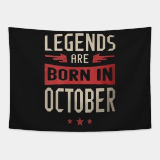 Legends Are Born in October Tapestry