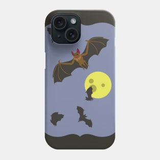 Spooky Halloween Bats Phone Case