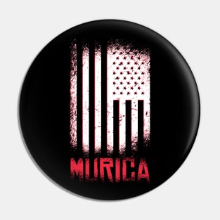 Murica - American Flag Pin