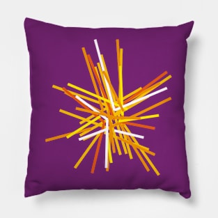 Abstract Bloom - Color Ornament FLORAL Pillow