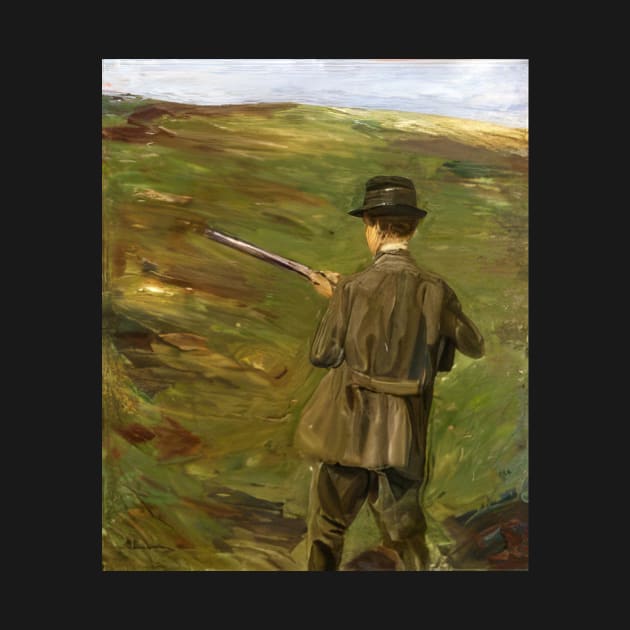 a hunter in the dunes 1914 - Max Liebermann by Kollagio