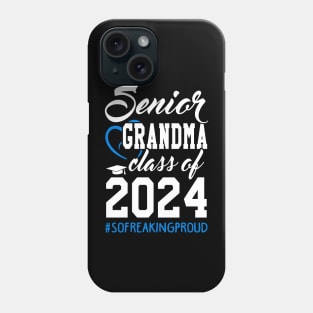 Class of 2024 Grandmother Senior Gifts Funny Senior Grandma Phone Case