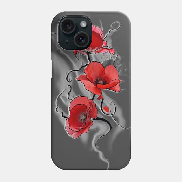 Poppy for Rememberence Phone Case by Cipher_Obscure