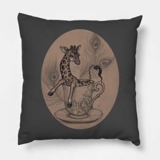 TeaCup Giraffe Pillow