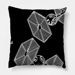 Tie Fighters Patent Pillow