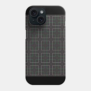 Mosaics in green and light brown Phone Case