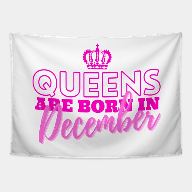 Queens are born in December Tapestry by HeavenlyTrashy