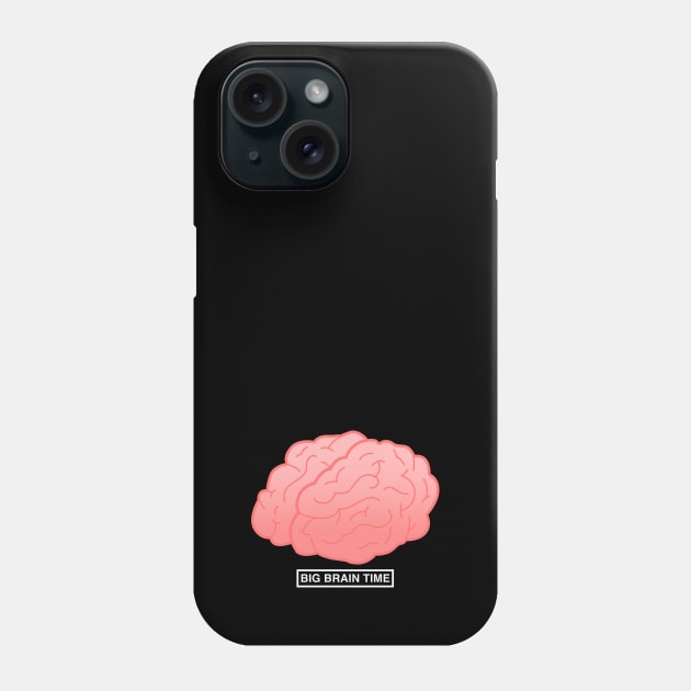 Big Brain Time White Phone Case by felixbunny